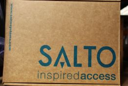 A boxed as new Salto Systems XS4 One wireless smart door system.