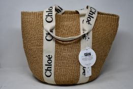 An as new Chloe Woody large basket bag (RRP £790).