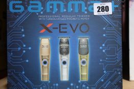Two Gamma+ X-EVO Professional Modular Trimmers with Turbocharged Magnetic Motors (UK adaptor