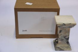 A boxed as new Jamb Marble Candlestick.