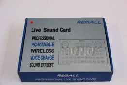 Twelve Remall V10 Red Live Sound Cards.