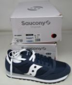 Two pairs of as new Saucony Jazz Original trainers (UK 10).