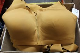 Eleven as new LuluLemon Elite bras with zip front (Assorted sizes).