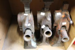 Three pre-owned Eduilift 5 tonne Joe jacks.