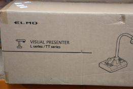 A boxed as new ELMO L-12F Visual Presenter.