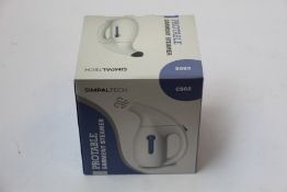 Eighteen boxed as new SimpalTech portable garment steamers.