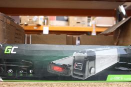 A Green Cell E-Bike battery.