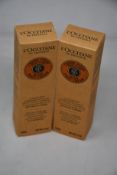 Nine boxed as new L'Occitane Shea Butter Foot Cream (150ml).