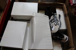 A quantity of assorted as new footwear to include Geox, Giro, Pavers, Skechers, Saye, Palm, Boo-Hoo,