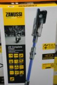 Two new Zanussi Red Z8 Complete Clean cordless rechargeable 400W, 0.05L foldable vacuum cleaners (