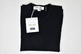 An as new Diane Von Furstenberg Jess top in black (S).