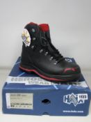 A pair of as new Haix Trekker Pro 2.0 safety boots (UK 9).