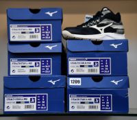 Five pairs of youths as new Mizuno Stealth Star Jr.Mid trainers (2 x UK 4, 3 x UK 5).