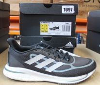 Two pairs of as new Adidas Supernova + M trainers (UK 7).
