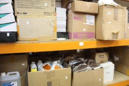 A large quantity of medical equipment, PPE and related items.