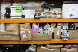 A large quantity of household and related items.