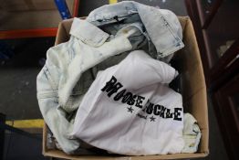 Nine items of assorted Moose Knuckles clothing and accessories.