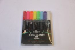 A large quantity of as new Stationery Island Chalk Markers D30 (Approximately 140 packs of 8).