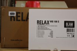 Five boxed as new BLAM Relax MB 100S Mercedes Benz two way component systems.
