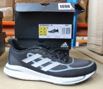 Two pairs of as new Adidas Supernova + M trainers (UK 6.5).