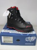 A pair of as new Haix Trekker Pro 2.0 safety boots (UK 9).
