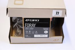 Two GIRO Foray Cycling Helmets in bright red/black (Adult large - 59-63cm).