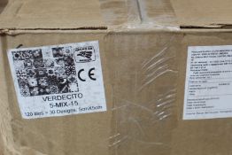 Four boxes of mosaic wall tiles.