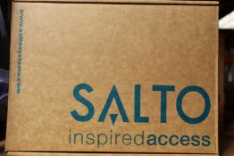 A boxed as new Salto Systems XS4 One wireless smart door system.