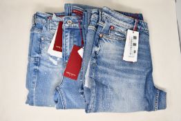 Three pairs of as new Miss Sixty jeans (All 32