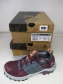 Two pairs of women's as new Salomon Madcross GTX (UK 6, 6.5).