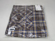 A pair of as new Chloe Nardin brown tartan shorts (M - RRP £275).