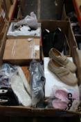 A quantity of as new footwear to include Garment Project, Hotter, Geox, Easy B, Onitsuka Tiger,