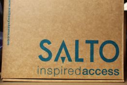 A boxed as new Salto Systems XS4 One wireless smart door system.