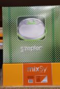 A boxed as new mixSy by Zepter multifunction mixer and a boxed as new vacSy cheese bell/cake cover.