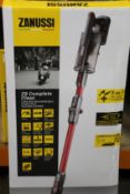 Three new Zanussi Red Z8 Complete Clean cordless rechargeable 400W, 0.05L foldable vacuum