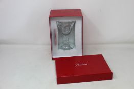A boxed as new Baccarat Harcourt 1841 glass.