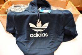 Ten as new Adidas Trefoil hoodies (M).