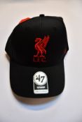 A quantity of official Liverpool F.C. raised basic 47 caps (Approximately 60 items).