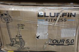 A Bluefin Fitness Tour 5 Exercise Bike (Item may be incomplete, viewing is recommended).