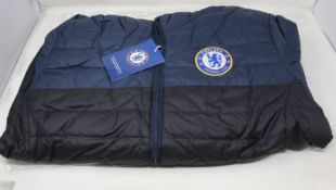 Fourteen men's as new Chelsea FC Padded Jackets (XL).