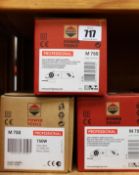 Three boxes of as new Sparky professional angle grinders (M750).