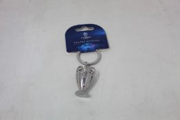 Thirty as new UEFA Champions League trophy keyrings.