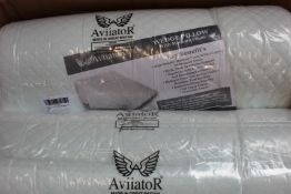 Six as new Aviiator wedge pillows with memory foam.