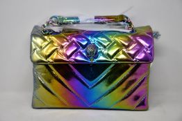 An as new Kurt Geiger leather Kensington X bag in multi (RRP £269).