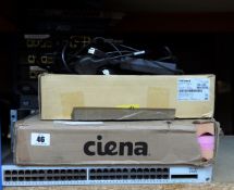 COLLECTION ONLY: A quantity of pre-owned network items including Cisco, Ciena, Infinera and Arctic