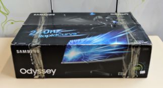 A boxed as new Samsung Odyssey CRG5 27