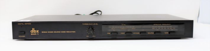 A pre-owned DBX SNR-1 Single-Ended Source Noise Reduction System (Two pin plug. Untested, sold as