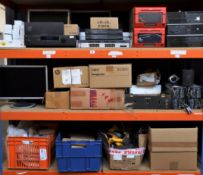COLLECTION ONLY: A large quantity of new and pre-owned electrical and IT equipment to include: 4 x