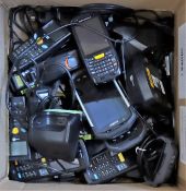 COLLECTION ONLY: A quantity of assorted pre-owned mobile computer/barcode scanners (All items