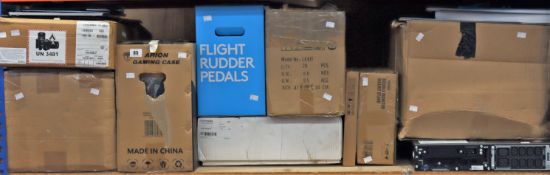 COLLECTION ONLY: A quantity of assorted new and pre-owned electronic items and accessories (All